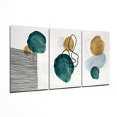 Abstract Shapes 10 Glass Wall Arts.